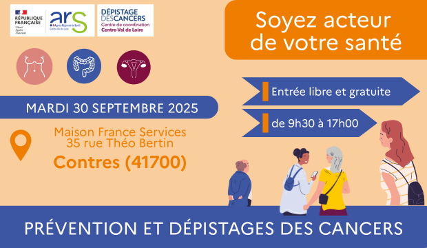 JOURNÉE PRÉVENTION ET DÉPISTAGE DES CANCERS A CONTRES