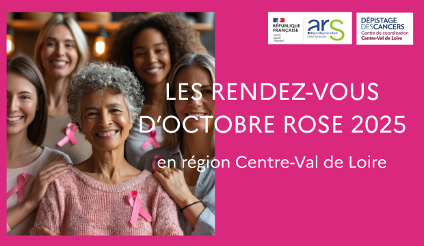 Octobre rose 2025 : la mobilisation régionale en partenariat avec le CRCDC-CVL
