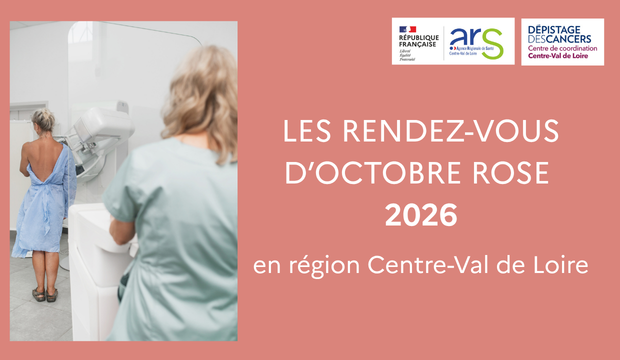 Octobre rose 2026 : la mobilisation régionale en partenariat avec le CRCDC-CVL